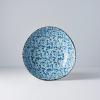 Jídelní miska BLUE DAISY 20 cm, hnědá, keramika, MIJ