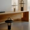 Přenosná stolní lampa PIER 33 cm, LED, černá, Stelton
