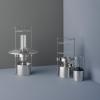 Lucerna EM 43 cm, stříbrná, nerezová ocel, Stelton