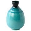 Láhev na saké INK & TURQUOISE 300 ml, modrá, keramika, MIJ