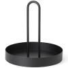 Servírovací podnos GRIB 28 cm, černá, železo, ferm LIVING