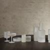 Sklenice na vodu RIPPLE 200 ml, sada 4 ks, bílá, ferm LIVING