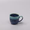 Hrnek COBALT & TEAL DRIP 250 ml, modrá, keramika, MIJ
