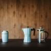 Moka kávovar MOSHI 400 ml, šedá, hliník, Leopold Vienna