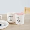 Plastový talíř MOOMIN ABC 20 cm, lososová, RIG-TIG