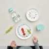 Plastový talíř MOOMIN ABC 20 cm, tyrkysová, RIG-TIG