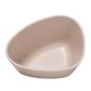 Servírovací mísa CURVE 22 cm, písková, kamenina, LIND DNA