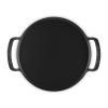 Venkovní pánev na pizzu BBQ 35 cm, černá, litina, Le Creuset