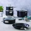 Kastrol TOUGHENED 24 cm, 6 l, černá, hliník, Le Creuset