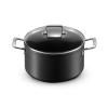 Kastrol TOUGHENED 24 cm, 6 l, černá, hliník, Le Creuset