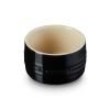 Ramekin 9 cm, 200 ml, BLACK ONYX, kamenina, Le Creuset