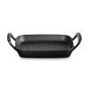 Venkovní grilovací koš BBQ 30 cm, černá, litina, Le Creuset