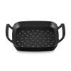 Venkovní grilovací koš BBQ 30 cm, černá, litina, Le Creuset