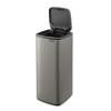 Dotykový odpadkový koš BO TOUCH BIN 30 l, platinová, ocel, Brabantia