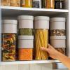 Dóza na potraviny FLIP STORAGE 850 ml, béžová, plast, Lékué