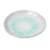 Jídelní talíř AQUA SPLASH 27 cm, modrá, keramika, MIJ