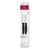 Sada nožů SWISS CLASSIC 8 cm, sada 2 ks, černá, plast, Victorinox